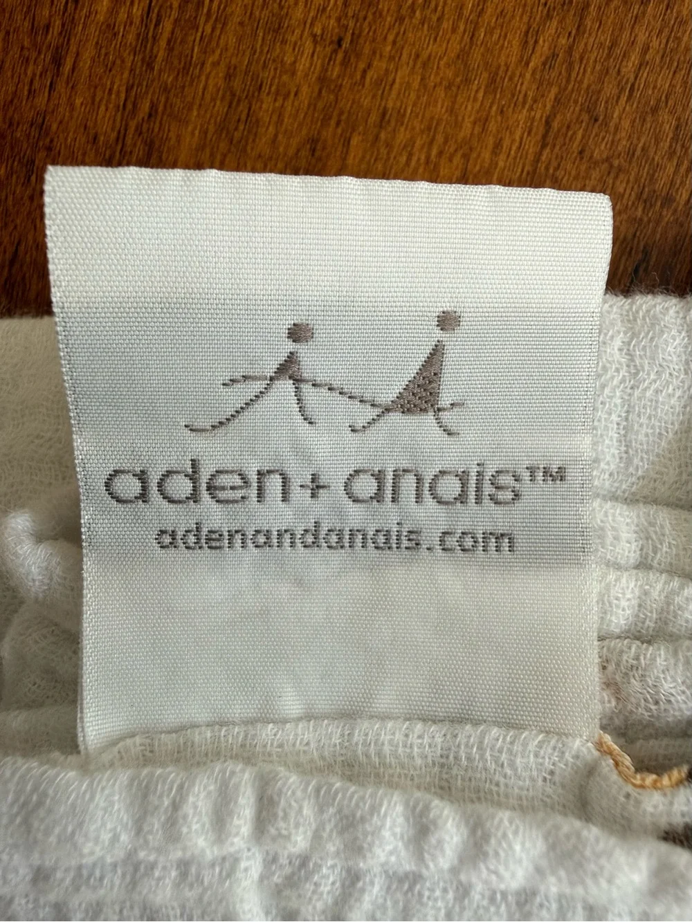 Aden + Anais Cotton Baby Swaddle Blanket with Yellow Lion Print
